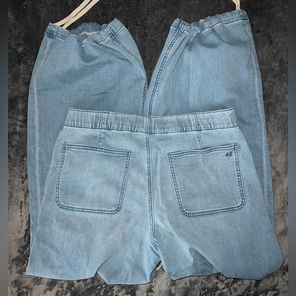 American Eagle Womens Cozy Dreamy Drape Baggy Convertible Jogger (Small) - Picture 5 of 14